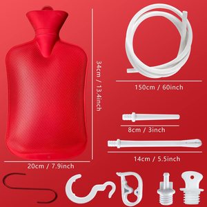 Anal Cleaner <strong>Shower</strong> Enema Anal Cleaner, Vaginal Washer Intestine Vagina Enema Bag Flusher Constipation Enemator Douche Bag - Product Image 5