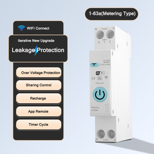 Disjoncteur intelligent WiFi 63A avec compteur d'énergie, relais temporisé et protection contre les fuites, compatible Tuya <span class=keywords><strong>SmartLife</strong></span> - Product Image 2