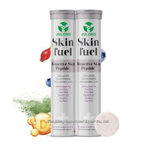 Julong OEM günlük kollajen efervesan tabletler kollajen l-glutatyon hyaluronik asit 20 efervesan Tablet ile - Product Image 1