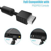 Câble audio-vidéo RGB SYY 1,8 m pour console de jeu Playstation PS2 PS3, accessoires de jeu