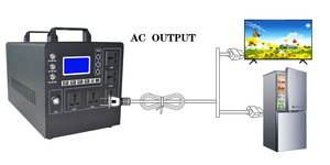 Estación de Energía Portátil UPS de Litio de 220v y 500w con Carga Solar, Generador Solar YF-2000W, Estación de Energía Portátil UPS, Generador Solar - Product Image 4