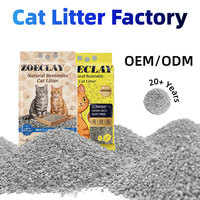 Litière pour chat à agglomération rapide en bentonite, sans poussière, à base de sodium, argile minérale de qualité supérieure, produits de nettoyage pour animaux de compagnie