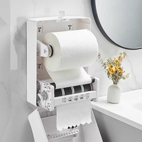 Vente en gros Selephant Lingettes humides jetables écologiques 2 plis 300m Rouleau Jumbo Serviette de toilette en papier longue, douce et résistante