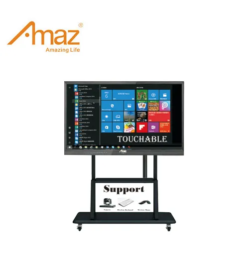 AMAZ smart Android system touch screen pc 65 inch All in one education TV