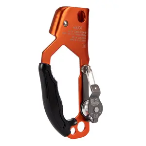 outdoor climbing equipmentred right hand ascender with pulleys safety protection
