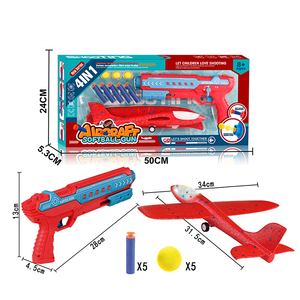 Pistolet <span class=keywords><strong>de</strong></span> lancement d'avion <span class=keywords><strong>de</strong></span> jeu en plein air pour enfants éjecter l'avion <span class=keywords><strong>de</strong></span> glisse volant lanceur d'avion en mousse pistolet d'avion catapulte jouet avec <span class=keywords><strong>balle</strong></span> molle - Product Image 4