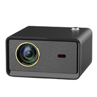 Projecteur intelligent HTP H90 1080p compatible 4K avec mise au point automatique, LED LCD, Android 9 et son stéréo HIFI pour home cinéma