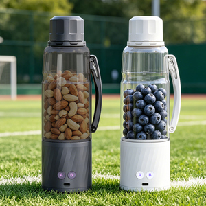 Licuadora Portátil USB, Mezcladora Inalámbrica Recargable, Diseño con Asa Oculta, para Preparar Alimentos para Bebés, Tamaño Portátil - Product Image 1