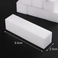 Kit de blocs éponge de polissage pour manucure et pédicure, limes à ongles, outils de soin des ongles, polissage et ponçage, éponges blanches pour nail art
