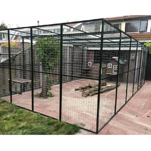 กรงกรง6FT/คอกสุนัขแบบโซ่เหล็กขนาดใหญ่10 'สำหรับสัตว์เลี้ยงกรงสัตว์เลี้ยงทำจากโลหะ - Product Image 6