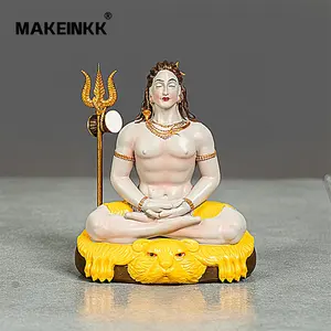 Indian Hindoe God Lord Shiva Hars Standbeeld Hars Indoor Ganesh Water Fontein