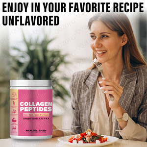 Mélange de collagène naturel OEM Supplément pour boissons Collagène <span class=keywords><strong>marin</strong></span> pur Poudre de peptide Collagène avec vitamine C Poudre brûlée pour adultes - Product Image 4