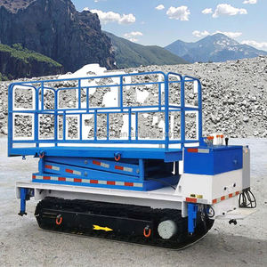 Venta al por mayor, equipo de operación de mina de carbón subterránea, camión de plataforma plana de transporte de orugas hidráulico neumático con plataforma elevadora - Product Image 4