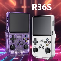 R36S Système Linux Open Source Capacité 64 Go/128 Go Console de jeu vidéo portable rétro avec plus de 15000 jeux Pocket Gameboy