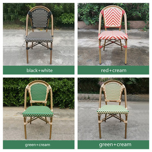 Chaises en rotin de Style français, mobilier d'extérieur pour Patio, café, <span class=keywords><strong>Paris</strong></span>, del - Product Image 6
