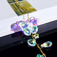 Nouveaux pendentifs prismes en cristal pour décoration extérieure et intérieure, attrape-soleil en cristal