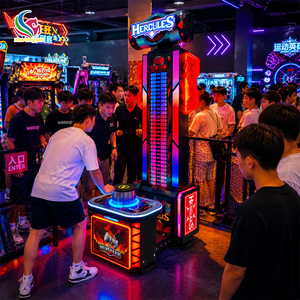 Simulateur de jeu de boxe personnalisé, machine d'arcade de frappe sur cible Mighty Hammer, machine de test de force à monnayeur - Product Image 2