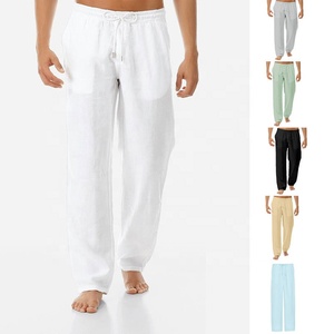 <span class=keywords><strong>Pantalon</strong></span> léger arc-<span class=keywords><strong>en</strong></span>-ciel <span class=keywords><strong>en</strong></span> <span class=keywords><strong>lin</strong></span> et coton <span class=keywords><strong>de</strong></span> couleur unie à la mode simple pour hommes, <span class=keywords><strong>pantalon</strong></span> quantité minimale <span class=keywords><strong>de</strong></span> commande bas personnalisé, design avec logo propre - Product Image 1