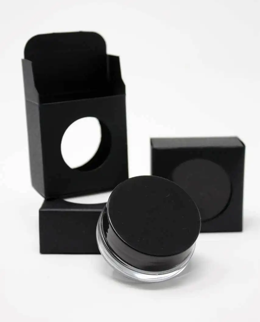 लोगो डिजाइन कस्टम मुद्रण 5ml 7ml 9ml ग्लास ध्यान केंद्रित जार कंटेनर पैकेजिंग कागज बॉक्स