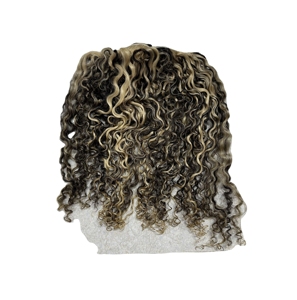 Virgin Deep Curly Wavy Human Hair <b>Extensions</b> Single Donor No Tangle No Shedding Flat <b>Tip</b> Premium Quality Wig Hair - Product Image 1