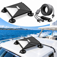Support de fixation par ventouse étanche pour Starlink Mini avec câble adaptateur secteur pour camping-car, housse de protection en silicone pour Starlink Mini pour le camping et les voyages