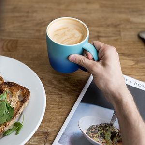 New Style Hot Selling Sleek Cartoon Porcelain <b>Ceramic</b> <b>Mug</b> Food Safe Reusable Dishwasher Microwave Safe Heat Transfer Business - Product Image 5