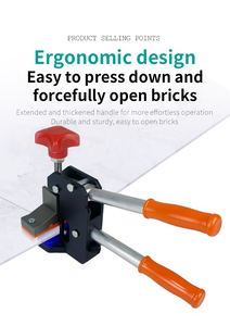 La pince universelle de support de base stable pour les machines de découpe manuelles assure des scores droits et précis sur les surfaces de carreaux et de verre - Product Image 2
