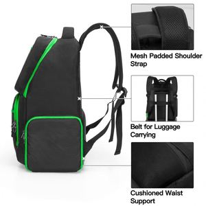 Sac à dos de transport et de voyage étanche en nylon pour ordinateur portable 15,6 pouces et Xbox Series X/S avec rangement pour jeux - Product Image 4