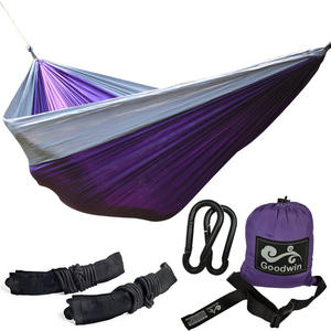 <span class=keywords><strong>Precio</strong></span> de fábrica nueva <span class=keywords><strong>hamaca</strong></span> de nailon <span class=keywords><strong>doble</strong></span> con dos correas y mosquetones de árbol, 600lbs - Product Image 5