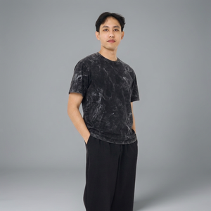 เสื้อยืดทรงบ็อกซี่ ย้อมสีแบบแอซิดวอช ผ้าหนา 230gsm 100% คอตตอน ผลิตในประเทศไทย - Product Image 5