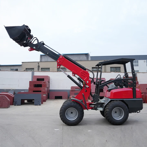 Gratis pengiriman H180 roda teleskopik pemuat 4wd Boom kompak roda teleskopik kecil pemuat roda pertanian pemuat teleskopik - Product Image 1