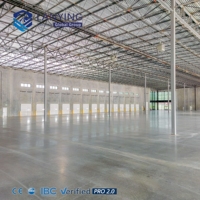 Edificio Logístico de Estructura de Acero Prefabricada, Diseño de Gran Envergadura y Amplio Espacio, Estructura de Alta Resistencia para Almacenamiento y Distribución