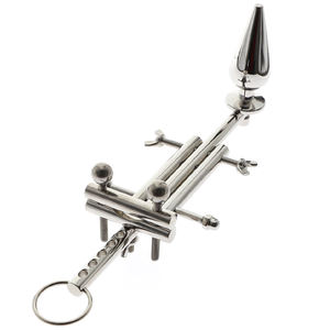 Edelstahl männlich Multifunktion ale Keuschheit mit <span class=keywords><strong>Anal</strong></span> <span class=keywords><strong>Plug</strong></span> Penis Ring Stretching Hoden - Product Image 1
