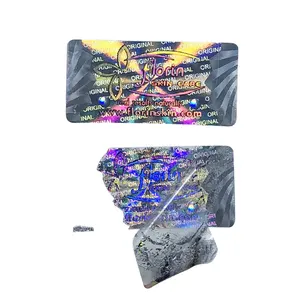 Custom Printing Warranty Holographic Label Logo Roll Scratc Off Hologram Sticker Manufacturer