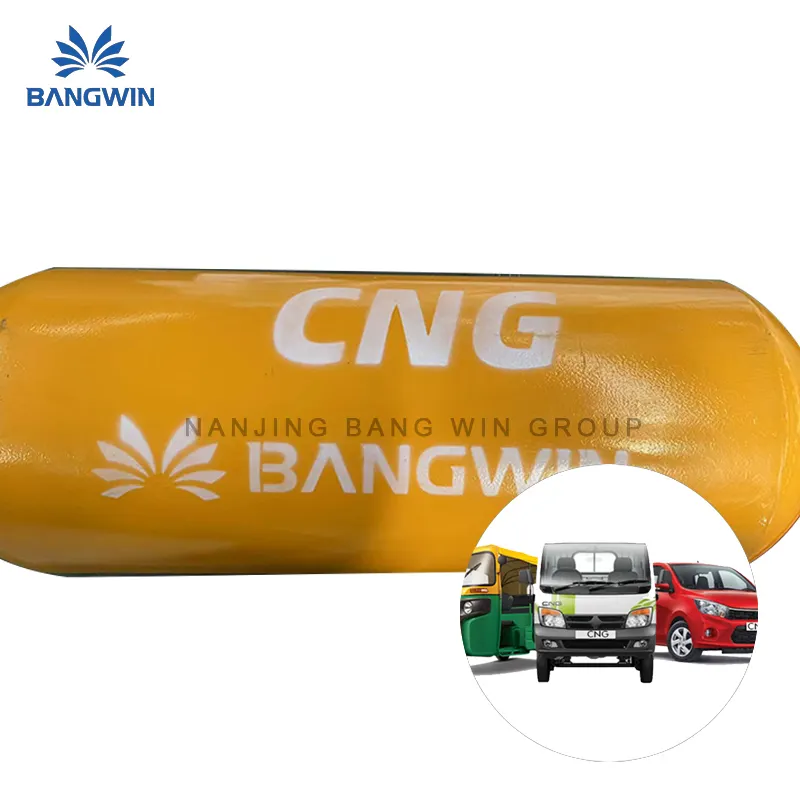 ราคาโรงงานถังแก๊ส Cng แรงดันสูงขนาดเล็ก 60 ลิตรวาล์วอัดธรรมชาติ 65L ประเภท 1 Cng ถังแก๊ส