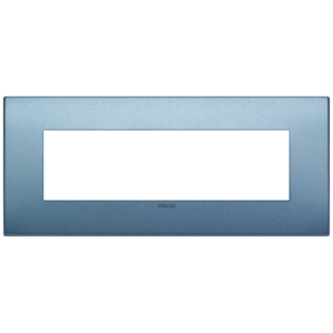 Placa de pared Vimar azul mate de 210 mm de longitud para interruptores - Product Image 1