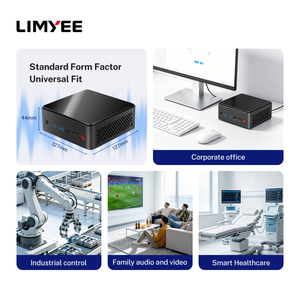 Alder Lake I5-12450H <strong>SFF</strong> Workstation 4K Multi Display POS Office Universal Plug Mini <strong>PC</strong> 64GB GDDR4 SSD - Product Image 4