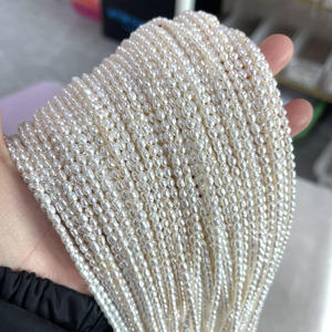 <span class=keywords><strong>Perles</strong></span> d'eau douce en vrac de 3-4 mm, de forme irrégulière, naturelles, pour la fabrication de bijoux précieux, outils de bricolage - Product Image 6