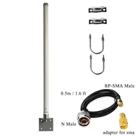 Routeur WiFi extérieur double bande 2.4G/5.8G avec antenne omnidirectionnelle à gain de 12 dBi et connecteur N femelle