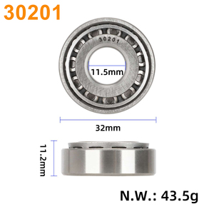 Roulement à rouleaux coniques 30201 30202 32004 32904 32906 329/28 pour trottinette électrique Kugoo M4 M4 Pro - Product Image 2