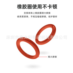 หัวบอลแบบปลดเร็วสำหรับกล้อง อะแดปเตอร์อลูมิเนียมอัลลอยด์แบบสกรู 1/4-20 - Product Image 4