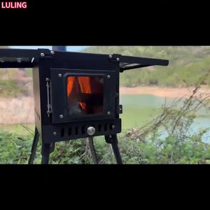 Outdoor Portable Folding Camping Wood <b>Stove</b> With Heating Function For Tent Use 2822mmx420mm - Product Image 3