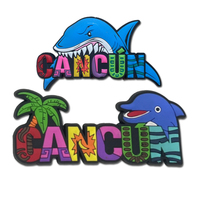 Imán de Goma con Diseño de Logotipo Personalizado, Recuerdo de Colombia, Playa Costera, Cartagena, Imán de PVC para Refrigerador