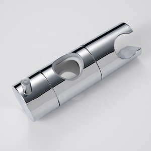 Support de <span class=keywords><strong>Douche</strong></span> <span class=keywords><strong>Universel</strong></span> Réglable à 3 Sections pour Barres Rondes de 19-25mm, en ABS Chromé, pour Usage Commercial - Product Image 2