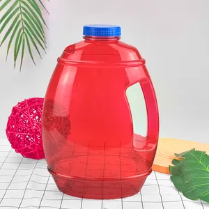 4 litre China suppliers clothes washing liquid laundry detergent packaging container PETG cleaning liquid plastic bottle