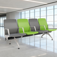 Chaises d'attente 4 places de première qualité pour aéroports, hôpitaux, centres commerciaux et hôtels – Durables, écologiques et modernes en aluminium