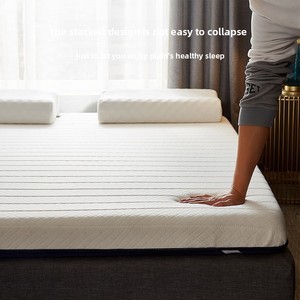 Cama doble, colchón de espuma viscoelástica, refrigeración, uso doméstico, casa de alquiler, dormitorio de estudiantes, soporte independiente para cama individual - Product Image 4