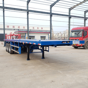 Semirremolque de Plataforma de 3 Ejes Chengda para Transporte de Contenedores de 20/40 Pies en Puertos - Product Image 3