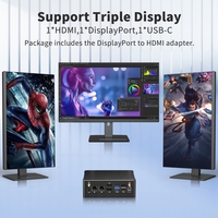 OEM Wholesale VX12 12th Gen Intel Core I9 12900H Mini PC Dual LAN 8K Triple Display VESA Mount Windows 11 Pro Desktop Computer