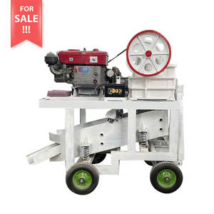 Mini-concasseur à mâchoires mobile économique pour minerai d'or, alimenté au diesel, avec crible, à vendre en Afrique du Sud - Product Image 1